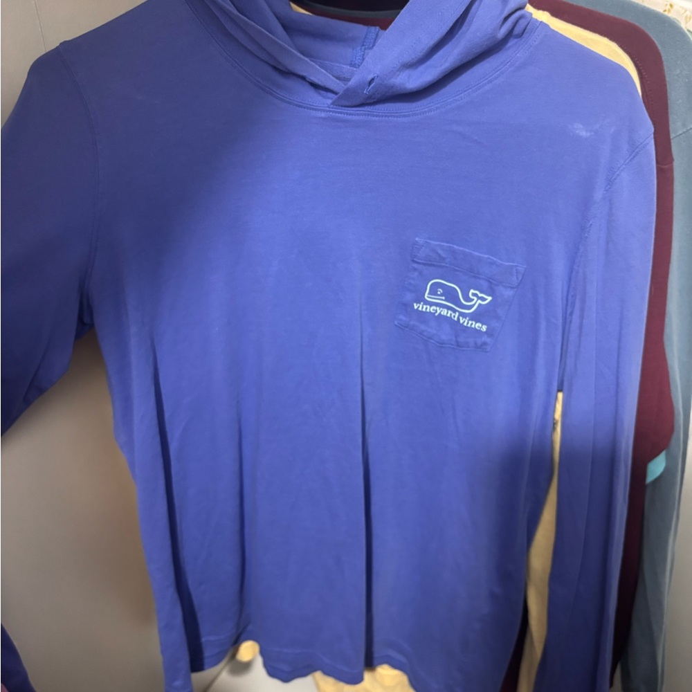 Vineyard Vines Periwinkle Longsleeve with hood